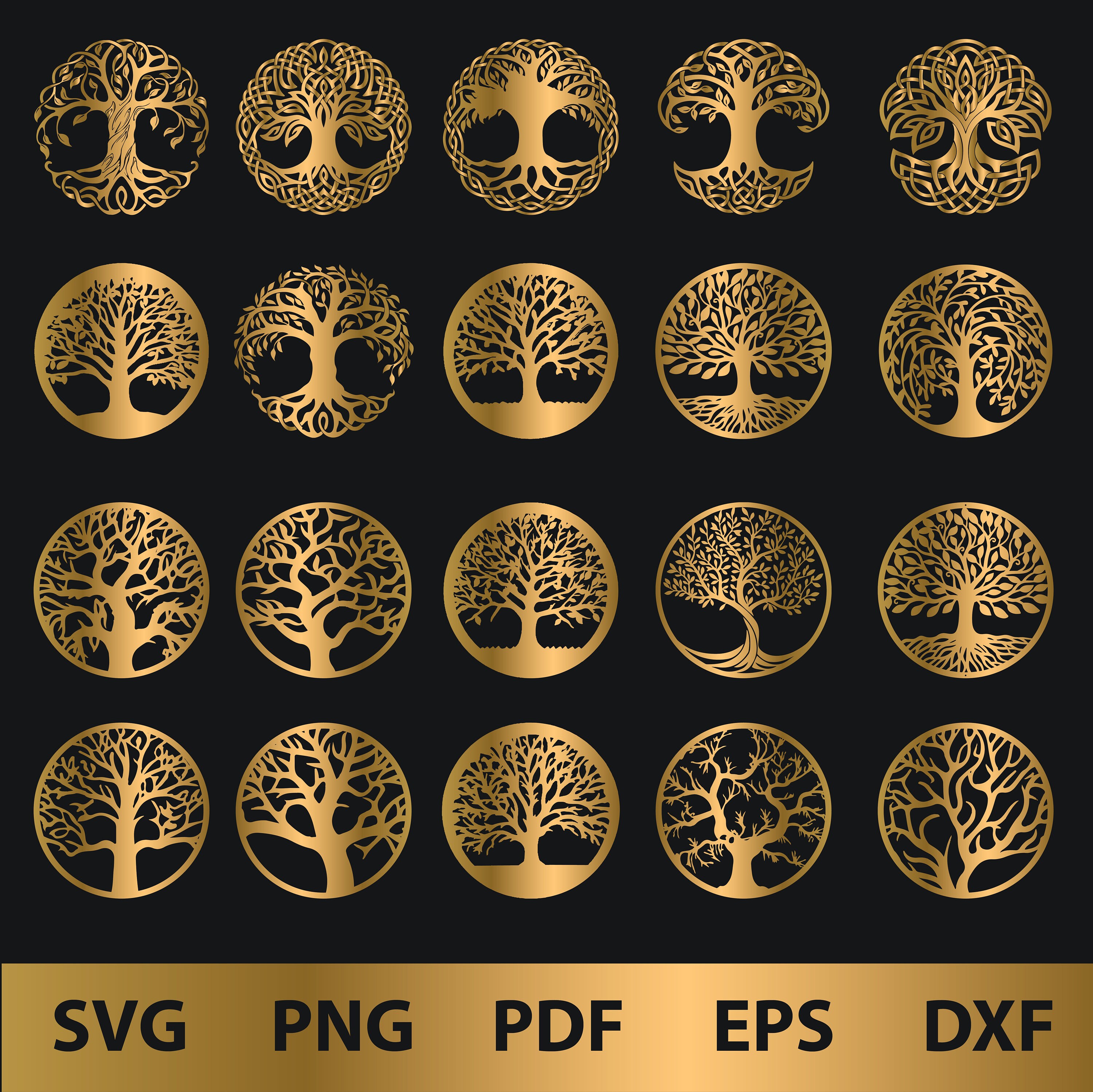 Svg Files for Cricut, Tree of Life SVG Bundle, Svg Files for Cricut ...
