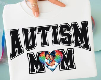 Autism Mom PNG Girl Autism mama Digital Download files Sublimation Dtf PNG design, Autism awareness Autism puzzle autism Mom life girl mom