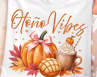 Spanische Herbststimmung Png Gemütliche Saison Png, Otono-Vibes Png, Herbst Sublimation Png, Herbstkürbis Png, Herbstsaison Png, Herbstdesign, Herbst Herbst