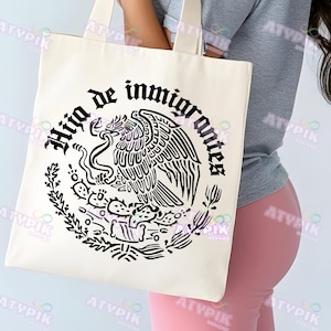 Hija de Inmigrantes SVG Latina Women svg png Spanish svg Mexican svg Sublimation Design Dtf Printing Shirt svg Hispanic svg Mexican Flag svg image 3