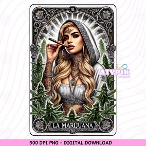 Latein PNG, Chicana PNG, Tarotkarte Digitaler Download 420 Unkrautbecher T-Shirt PNG Design, Sublimation, spanische mexikanische Kunst Mexiko Design