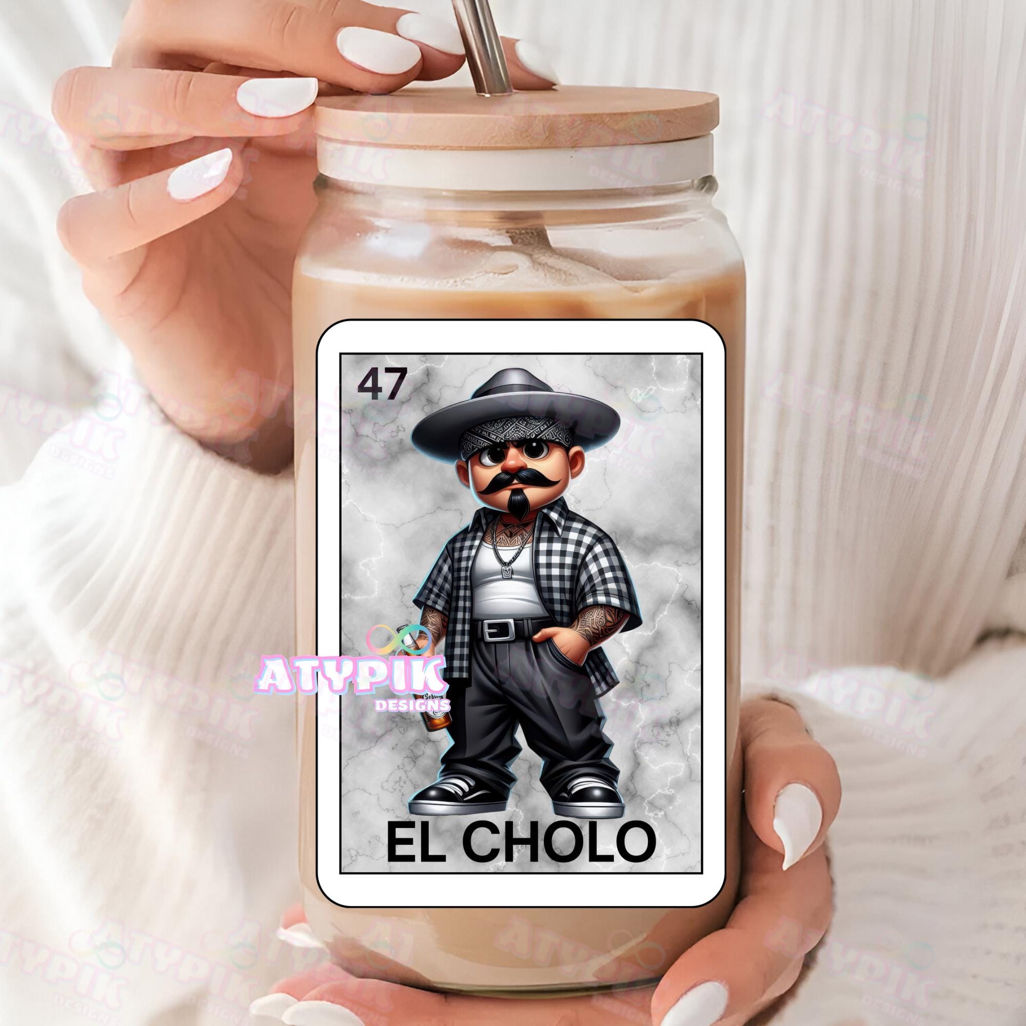 Spanish Loteria Card Funny PNG Cholo Style, Digital Download, Mexican ...