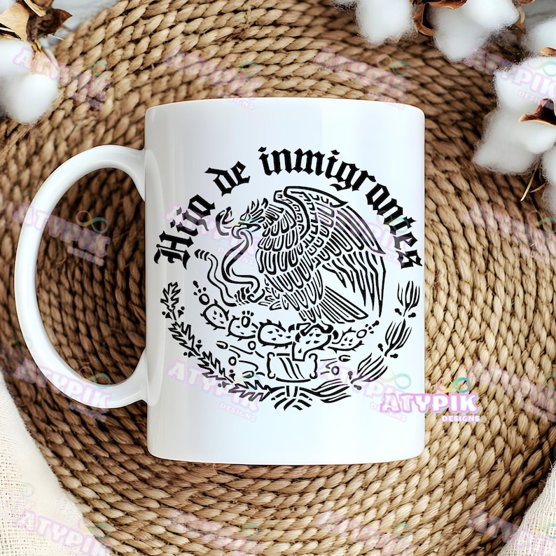 Hija de Inmigrantes SVG Latina Women svg png Spanish svg Mexican svg Sublimation Design Dtf Printing Shirt svg Hispanic svg Mexican Flag svg image 2