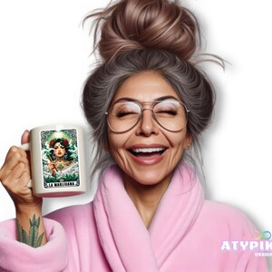 La Mari Latina PNG, Chicana PNG, Tarot Card Digital Download 420 Weed