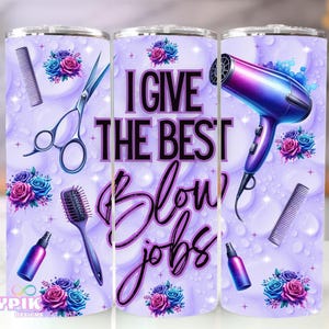 Hairstylist tumbler wrap Hairdresser tumbler sublimation Hair Boss tumbler designs Hair Hustler Tumbler PNG, Digital files Funny Tumbler PNG