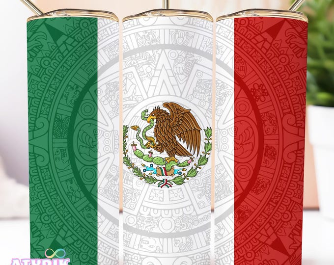 Aztec Calendar & Eagle With Mexican Flag – 3 Designs | Calendario
