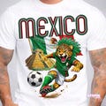Mexico 2026 PNG Design Viva Mexico Soccer Graphic Mexican Flag Football Fan Art, Digital Download Sublimation Mexican flag Futbol Jaguar png