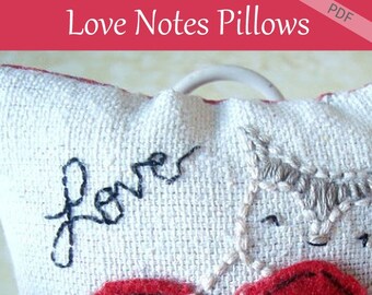 Pillow Embroidery Pattern Stitchery Ornies Download Pattern now