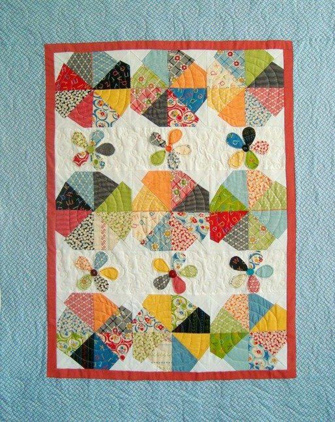 Apple Slices Baby Quilt Pattern - PDF Download - Etsy