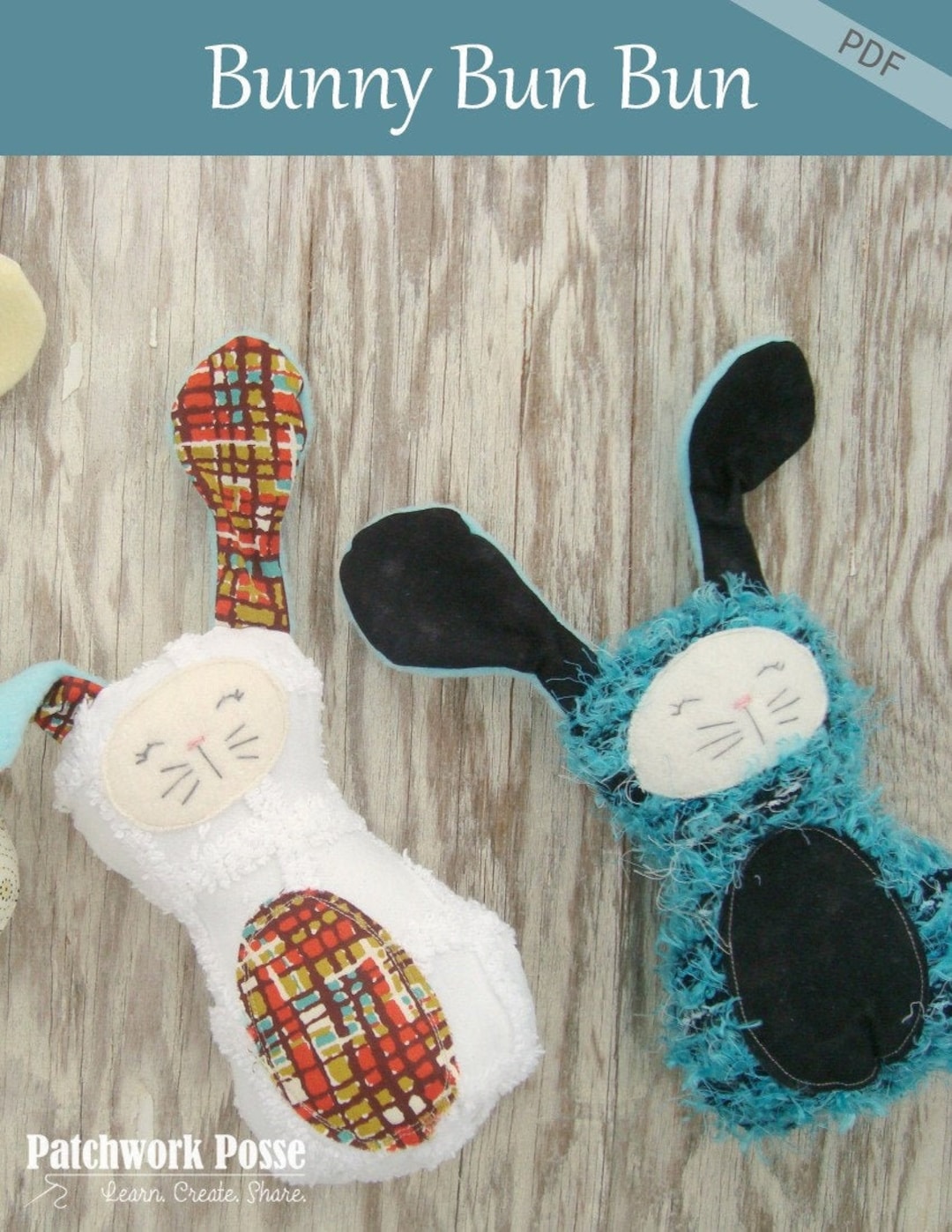 Bunny Sewing Pattern Rabbit Pdf Download Pattern Now - Etsy