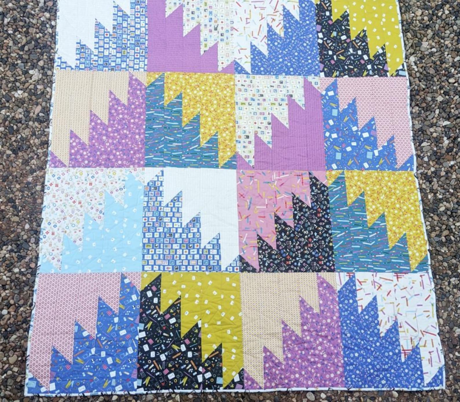 Delectable Mountain Quilt Pattern - PDF Download - Etsy