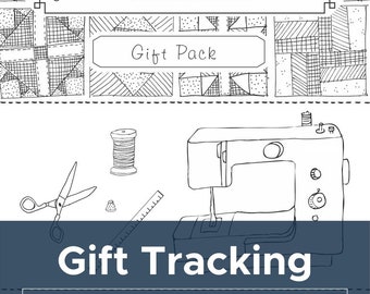 Gift Tracking Planner and Journal for Quilters / PDF Digital