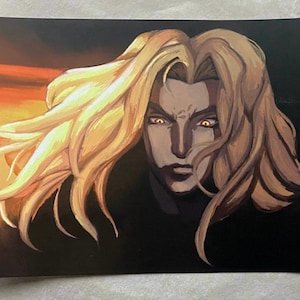 Alucard Castlevania A5 print