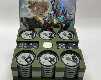 Tinkerbell Giant Fairy - Themed Token Box and Tokens with Holographic lid!