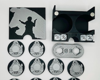 Millennium Falcon Magnetic Damage Counters: Star Wars Unlimited