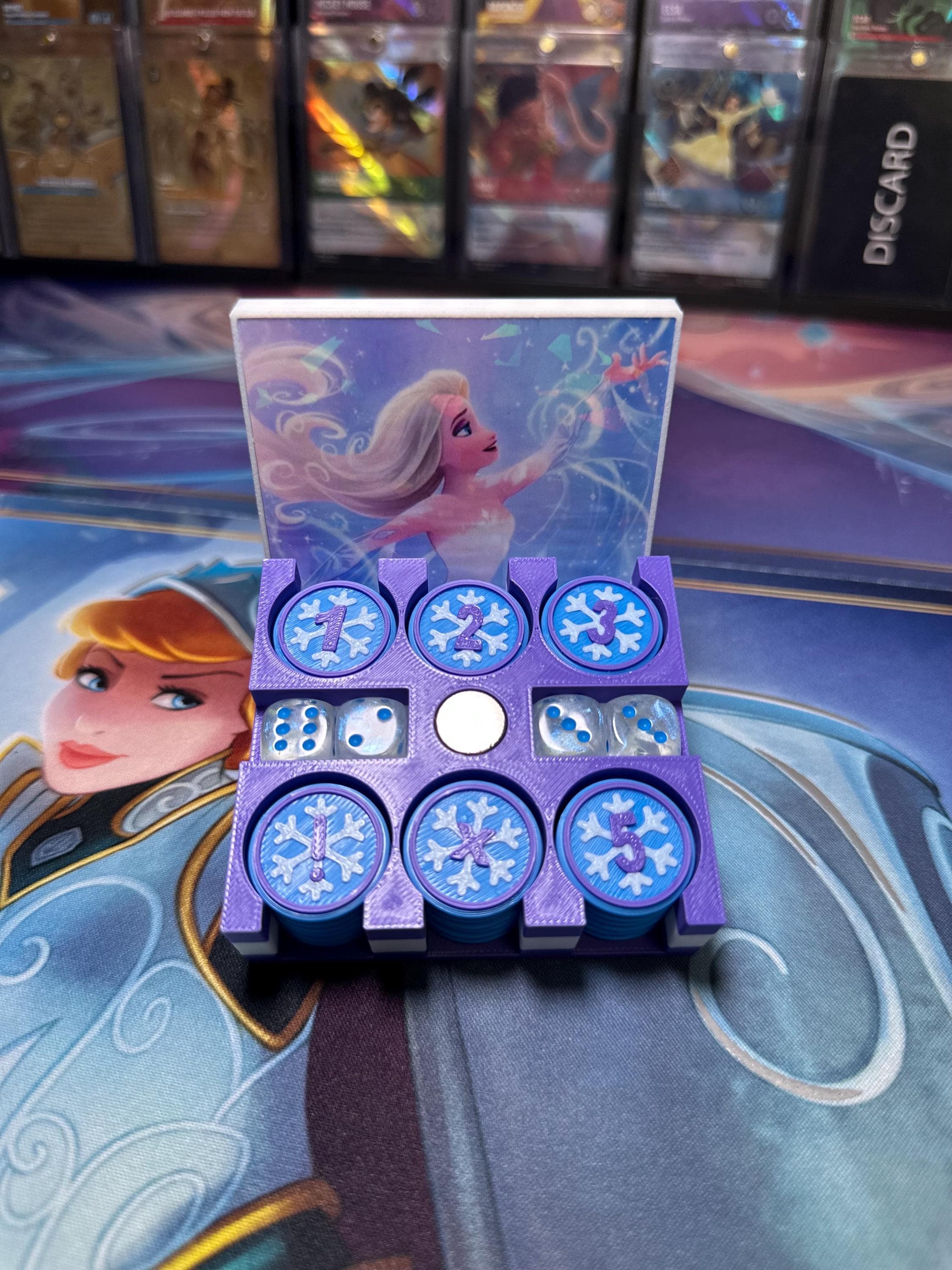Disney LORCANA プレイマット（Elsa） Amazon.com: Unofficial Lorcana compatible playmat 12x22 or