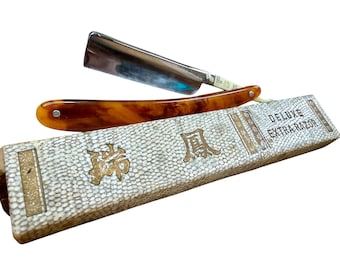 Straight Razor Shave Ready ~ Japanese Zuiho On a Japanese Kitta Koppa Edge