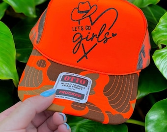 Lets Go Girls Trucker Hat: Country Cowgirl Snapback - Etsy display picture 3