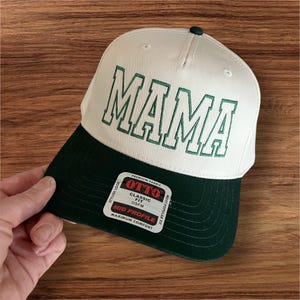 MAMA Appliqué Hat – Embroidered Otto Baseball Cap for Moms | Cute Mom Hat | Mother&#39;s Day Gift | Trendy Mama Cap | Mom Life Baseball Hat
