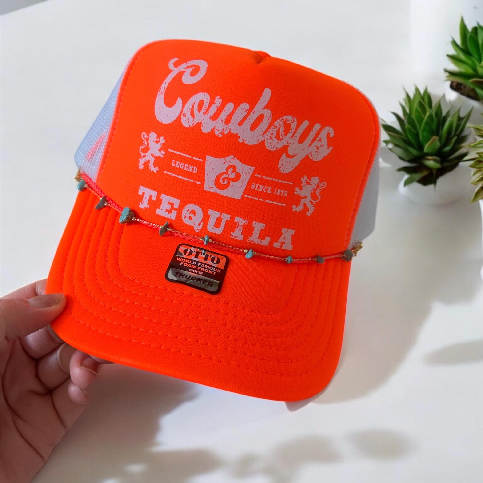 Lot 6 Otto Custom Western Trucker Hat Cowboys Tequila Howdy Pink Bling Snapback Howdy Trucker Hat - Etsy main image 4