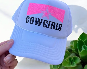 Cappello da camionista da cowgirl - Cappellino snapback in schiuma Otto con stampa grafica audace, cappello retrò in stile cowgirl western