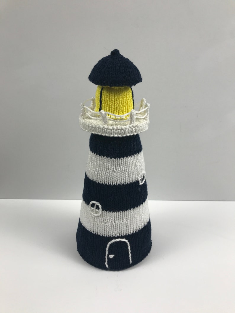 Lighthouse Jumper Pattern Knitting Pattern - Lighthouse for a Nautical Flair at Home. PDF File in ...