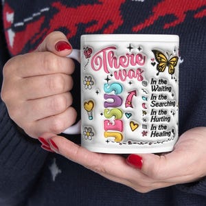 Il y avait une tasse Jésus, une tasse chrétienne en céramique, une tasse à café inspirante, une décoration de cuisine chrétienne, un cadeau chrétien, une tasse à café religieuse, la foi