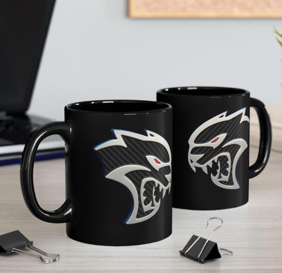 Hellcat Red Eye Logo in Carbon Fiber, Coffee Cup, Tea Mug, Drinkware,  Kitchen Decor, Gift for Car Enthusiasts - Etsy Israel