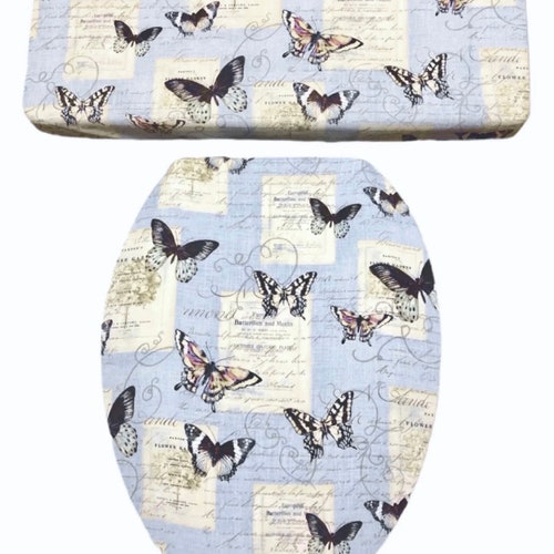 Spring Flowers Toilet Seat Lid and Tank Cover Set Etsy