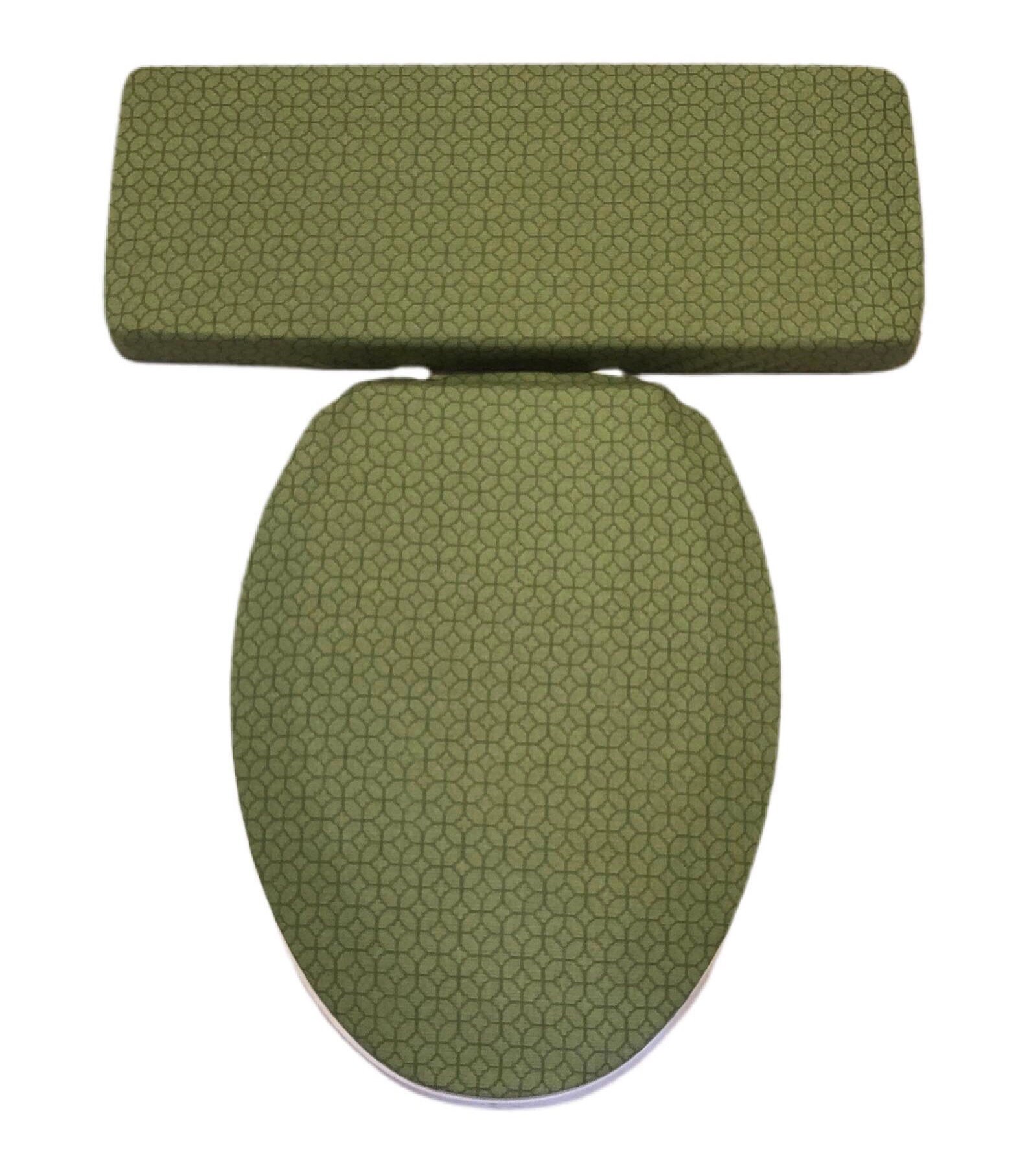 Sage Green Toilet Seat Lid Cover Set Etsy