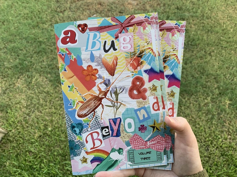 Zine A Bug & Beyond 03 Insect Art, Facts, Collages, Puzzles Word