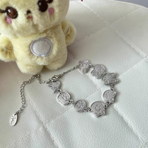 Stray Kids Themed Alloy Charm Bracelet - K-Pop Fan Jewelry