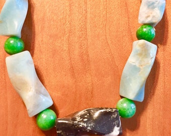 Amazonite & Jasper Necklace