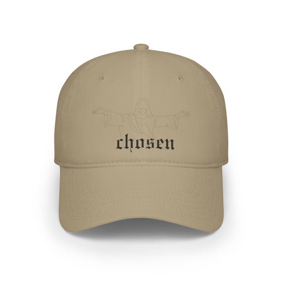 Chosen Christian Hat | Embroidered Faith Hat | Crown Christian Baseball Cap