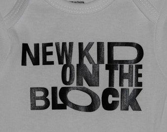 New Kid On The Block Baby Bodysuit Black 0-3 months NKOTB