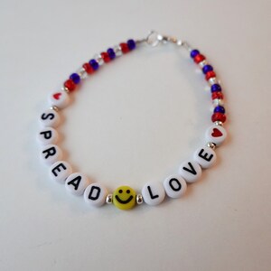 Spread Love Clasp Friendship Bracelet NKOTB image 3