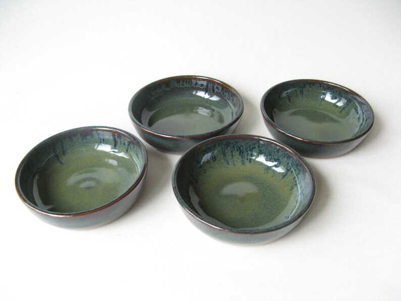 Pottery Bowls Stoneware Bowls Set of Soup Bowls Pottery Bowls Set of 4