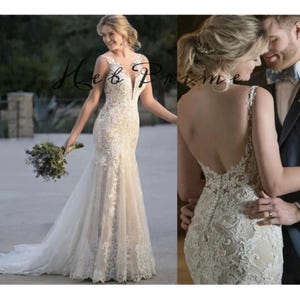 Etsy mermaid wedding dress deals