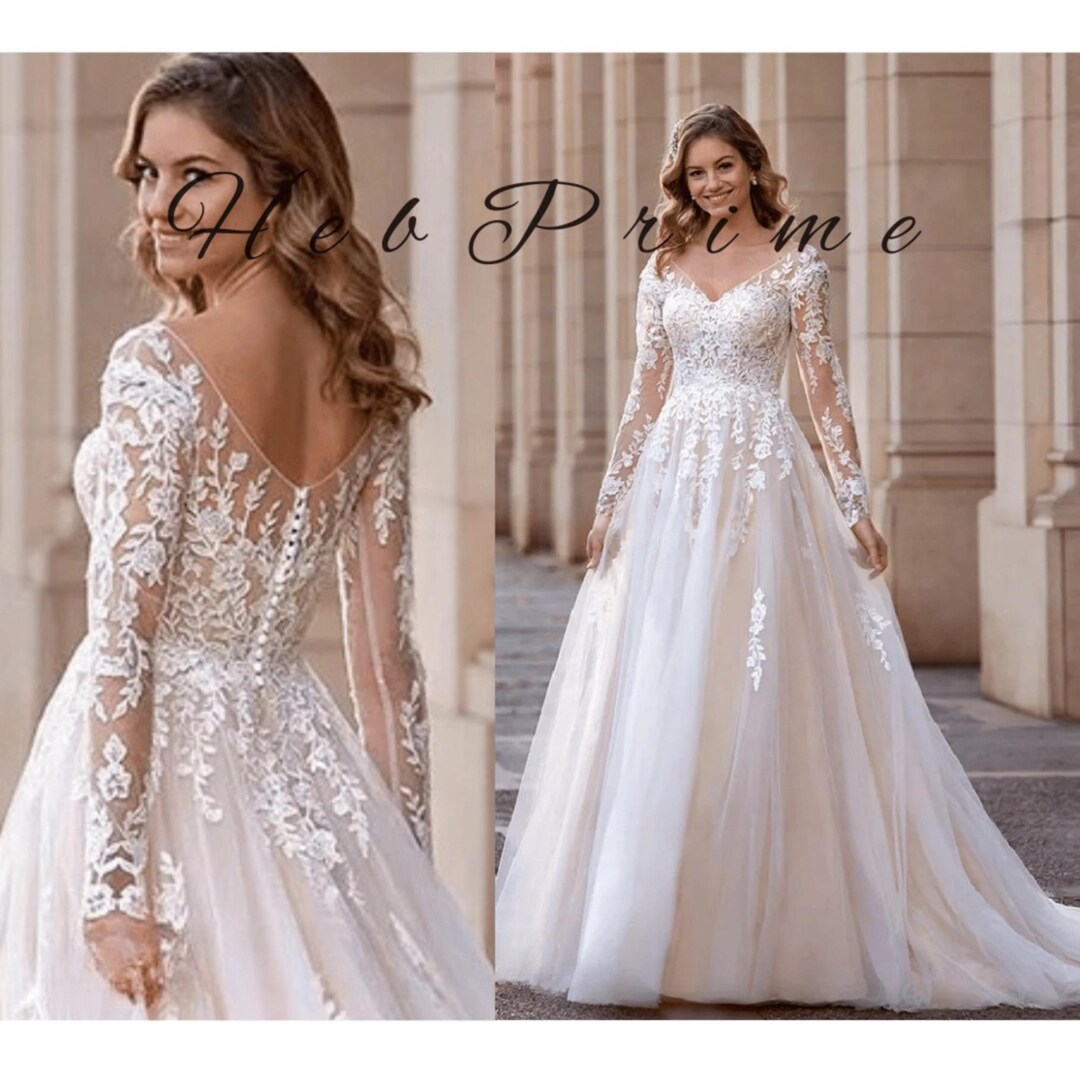Overlapping Printed Tulle Gown main image 1