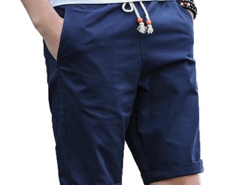 Heren casual shorts van katoen