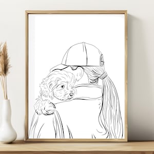 Custom Pet Portrait, Personalized Pet, Pet Memorial Gift, Pet Gift, Custom Dog Painting, Gifts For Dog Lovers, Custom Dog Art, Pet Painting