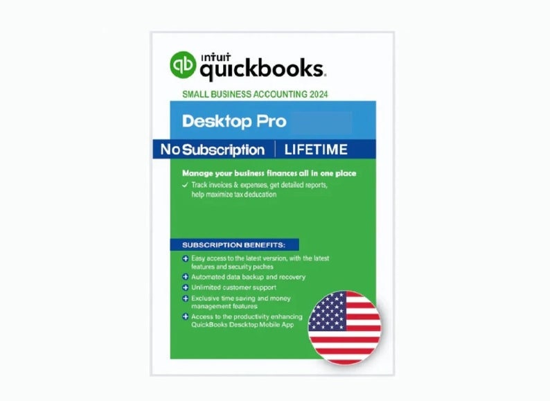 Quickbooks Desktop Pro 2024 for Windows Nosubscription , Lifetime Etsy