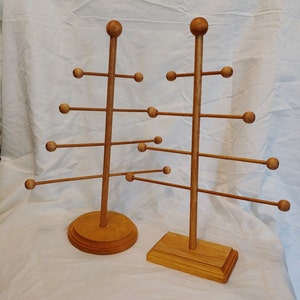 Wooden Dowel Ornament Tree with 4 branches (14 inches)