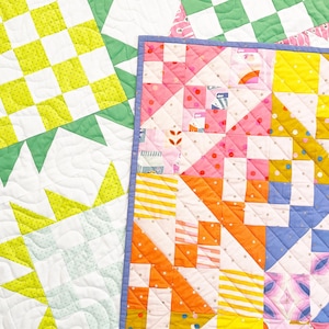 Quilt Anleitung Sonnenblume Aufnäher und Zuckerwürfel PDF Bundle