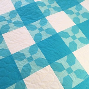 Quilt Pattern Gingham Quilt Irish Chain Pattern PDF Download image 2