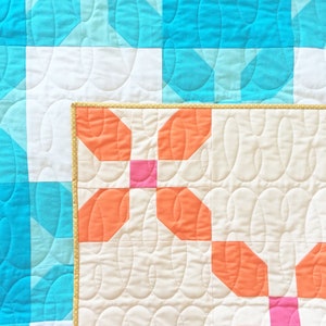 Quilt Pattern Gingham Quilt Irish Chain Pattern PDF Download image 4