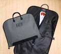 Groomsmen Gift Custom Name Suit Bag,Leather Handle Garment Bag,Gift for Groomsmen,Father of Groom,Oxford Cloth Suit Bag,Monogrammed Suit Bag