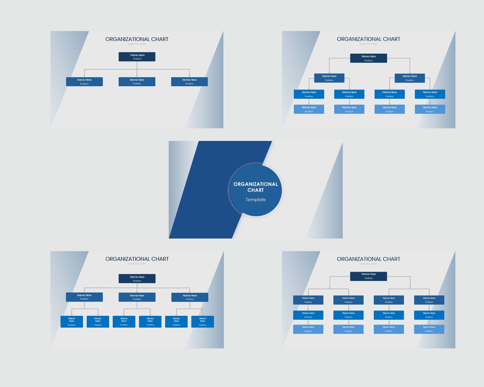 Editable Organizational Chart Powerpoint Templates | 20 Slides (digital ...