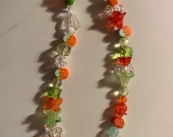 cute strawberry phone charm
