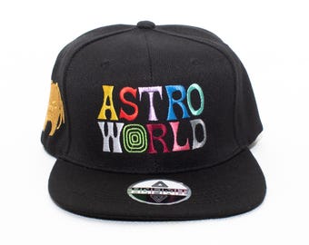 Travis Scott - Astroworld / Embroidered Baseball Cap / Snapback